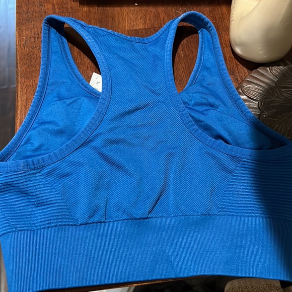 Oiselle sports bra size small like new beautiful blue - Picture 4 of 5